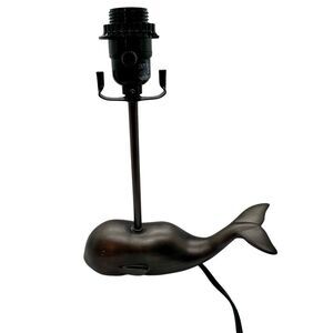 Metal Whale Lamp World Market No Shade~Tested Works